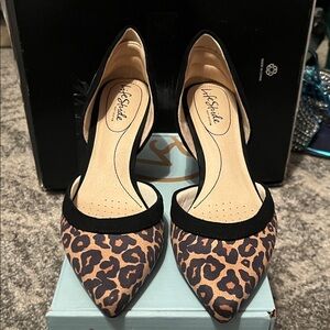 Life Stride Leopard Print Heels